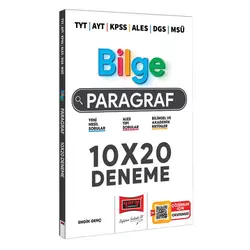 Yargı 2023 TYT AYT KPSS ALES DGS MSÜ Bilge Paragraf 10x20 Deneme Sınavı