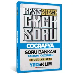 Yediiklim 2023 KPSS Genel Kültür Coğrafya Tamamı Çözümlü Soru Bankası