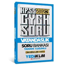 Yediiklim 2023 KPSS Genel Kültür Vatandaşlık Tamamı Çözümlü Soru Bankası