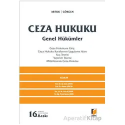 Ceza Hukuku Genel Hükümler - Ahmet Gökcen - Adalet Yayınevi