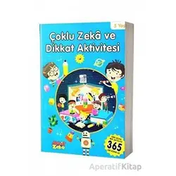 5 Yaş Çoklu Zeka ve Dikkat Aktivitesi - Mavi Kitap - Kolektif - Aktif Zeka Yayınları