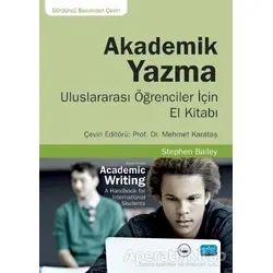Akademik Yazma - Stephen Bailey - Nobel Akademik Yayıncılık