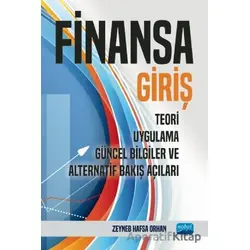 Finansa Giriş - Zeyneb Hafsa Orhan - Nobel Akademik Yayıncılık