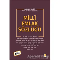 Milli Emlak Sözlüğü - Salahaddin Kardeş - Adalet Yayınevi