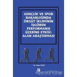 Gençlik ve Spor Bakanlığında Örgüt İkliminin İşgören Performansı Üzerine Etkisi: Alan Araştırması