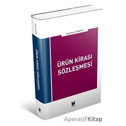 Ürün Kirası Sözleşmesi - Şeyhmus Darcan - Adalet Yayınevi