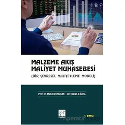 Malzeme Akış Maliyet Muhasebesi - Ahmet Vecdi Can - Gazi Kitabevi