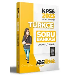 HocaWebde 2023 KPSS Türkçe Tamamı Çözümlü Soru Bankası