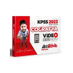 HocaWebde 2023 KPSS Coğrafya Video Ders Notu