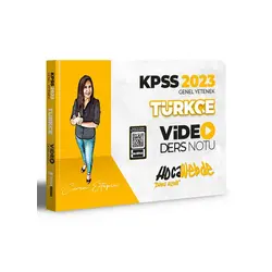 HocaWebde 2023 KPSS Türkçe Video Ders Notu
