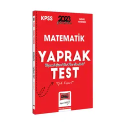 Yargı 2023 KPSS Matematik Çek Kopart Yaprak Test