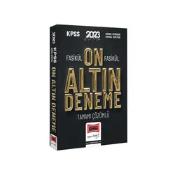 Yargı 2023 KPSS GY-GK Fasikül Fasikül Tamamı Çözümlü 10 Altın Deneme