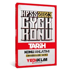 Yediiklim 2023 KPSS Genel Kültür Tarih Konu Anlatımı