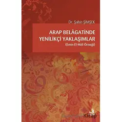 Arap Belagatinde Yenilikçi Yaklaşımlar - Şahin Şimşek - Fecr Yayınları