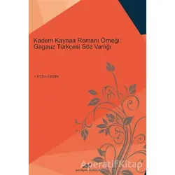 Kadem Kaynaa Romanı Örneği: Gagauz Türkçesi Söz Varlığı - Ceyda Erdin - Paradigma Akademi Yayınları