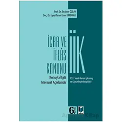 İcra ve İflas Kanunu - Taner Emre Yardımcı - Adalet Yayınevi