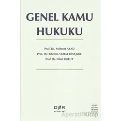 Genel Kamu Hukuku - Nihat Bulut - Der Yayınları