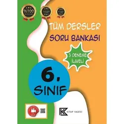 Kitap Vadisi 6. Sınıf Tüm Dersler Soru Bankası Video Çözümlü