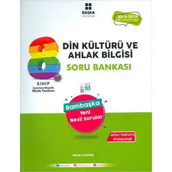 Başka 8.Sınıf Din Kültürü ve Ahlak Bilgisi Soru Bankası