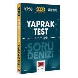 Yargı 2023 KPSS GK-GY Soru Denizi Çek Kopart Yaprak Test