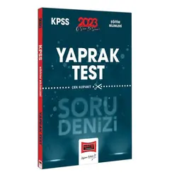 Yargı 2023 KPSS Eğitim Bilimleri Tüm Dersler Soru Denizi Çek Kopart Yaprak Test