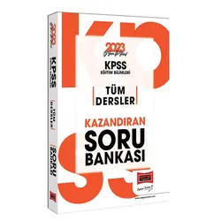 Yargı 2023 KPSS Eğitim Bilimleri Tüm Dersler Kazandıran Soru Bankası