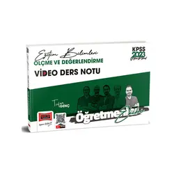 Yargı 2023 KPSS Eğitim Bilimleri Öğretmenler Ekibi Ölçme ve Değerlendirme Video Ders Notları