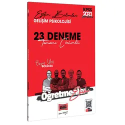 Yargı 2023 KPSS Eğitim Bilimleri Öğretmenler Ekibi Gelişim Psikolojisi Çözümlü 23 Deneme Sınavı
