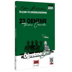 Yargı 2023 KPSS Eğitim Bilimleri Öğretmenler Ekibi Ölçme ve Değerlendirme Çözümlü 23 Deneme Sınavı