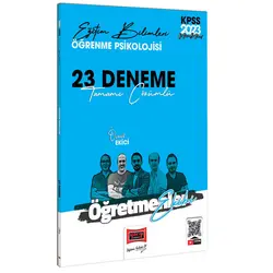 Yargı 2023 KPSS Eğitim Bilimleri Öğretmenler Ekibi Öğrenme Psikolojisi Çözümlü 23 Deneme Sınavı