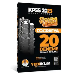 Yediiklim 2023 KPSS Genel Kültür Ösym Ne Sorar Coğrafya Tamamı Çözümlü 20 Deneme