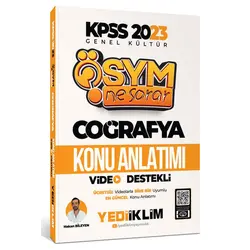 Yediiklim 2023 KPSS Genel Kültür Ösym Ne Sorar Coğrafya Video Destekli Konu Anlatımı