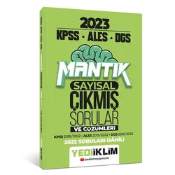 Yediiklim 2023 KPSS ALES DGS Sayısal Mantık Tamamı Çözümlü Çıkmış Sorular