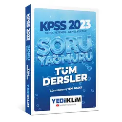 Yediiklim 2023 KPSS Genel Yetenek Genel Kültür Tüm Dersler Soru Yağmuru