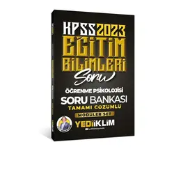 Yediiklim 2023 KPSS Eğitim Bilimleri Öğrenme Psikolojisi Tamamı Çözümlü Soru Bankası