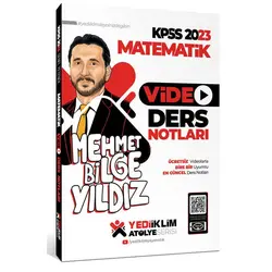 Yediiklim 2023 KPSS Atölye Serisi Matematik Video Ders Notları