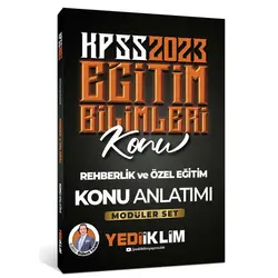 Yediiklim 2023 KPSS Eğitim Bilimleri Rehberlik ve Özel Eğitim Konu Anlatımı
