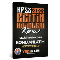 Yediiklim 2023 KPSS Eğitim Bilimleri Gelişim Psikolojisi Konu Anlatımı