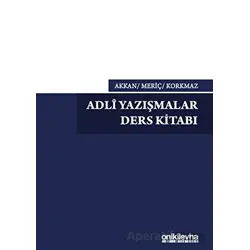 Adli Yazışmalar Ders Kitabı - Nedim Meriç - On İki Levha Yayınları