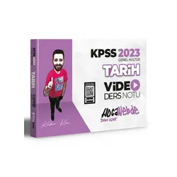 HocaWebde 2023 KPSS Tarih Video Ders Notu