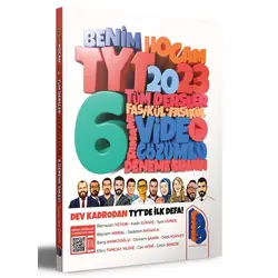 Benim Hocam 2023 TYT Tüm Dersler Tamamı Video Çözümlü 6 Fasikül Deneme Sınavı
