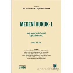 Medeni Hukuk - I - Özlem Tüzüner - Adalet Yayınevi