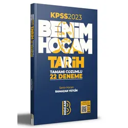 Benim Hocam 2023 KPSS Tarih Tamamı Çözümlü 22 Deneme