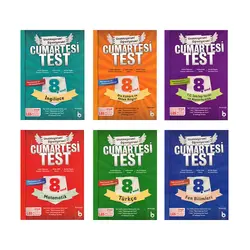 Basamak 8. Sınıf Cumartesi Test Seti (6 Kitap)