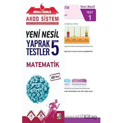 5. Sınıf Akıllı Damla Matematik Yeni Nesil Yaprak Testler