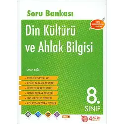 4 Adım 8.Sınıf Din Kültürü ve Ahlak Bilgisi Soru Bankası