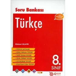 4 Adım 8.Sınıf Türkçe Soru Bankası