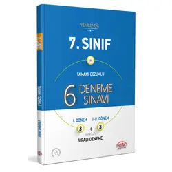 Editör 7.Sınıf 6 Fasiküllü Deneme Sınavı