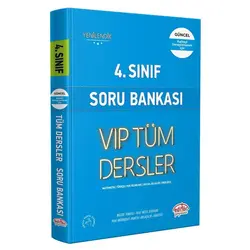 Editör 4. Sınıf VIP Tüm Dersler Soru Bankası Mavi Kitap