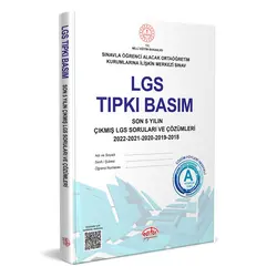 Editör 8. Sınıf LGS Tıpkı Basım Çıkmış Sorular ve Çözümleri